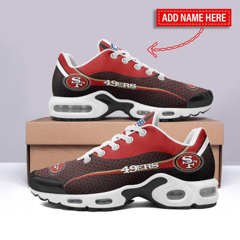 San Francisco 49ers Personalized Plus T-N Youth Sneakers
