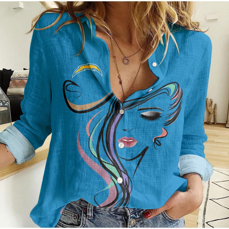 Los Angeles Chargers Woman Shirt Front View