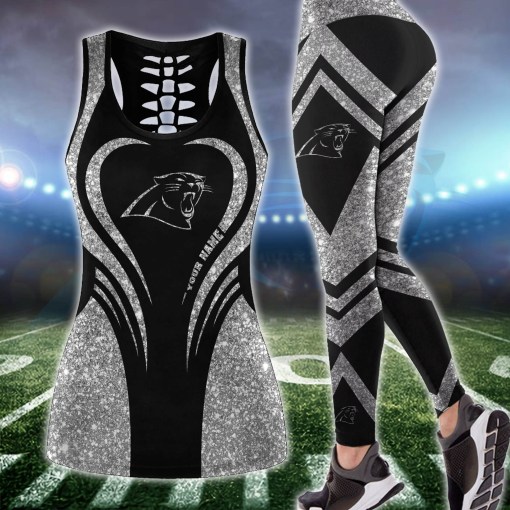 Carolina Panthers Tank Top and Leggings