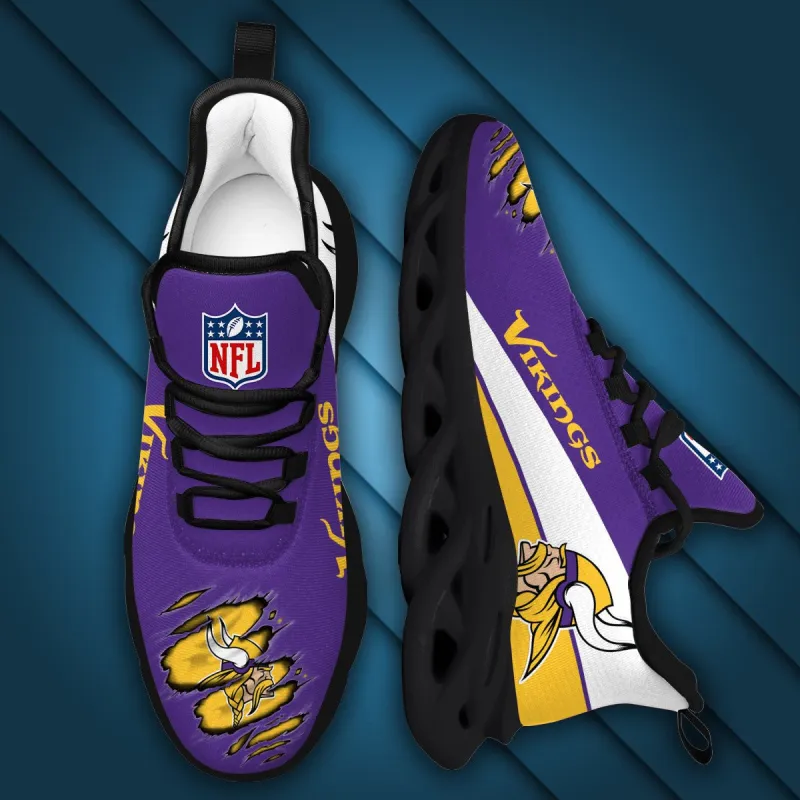 Minnesota Vikings Yezy Running Sneakers
