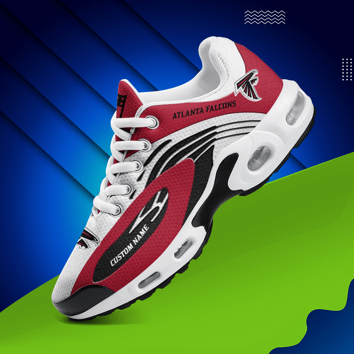 Atlanta Falcons Youth Sneakers Side View