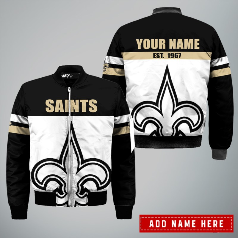 New Orleans Saints Personalized Bomber Jacket