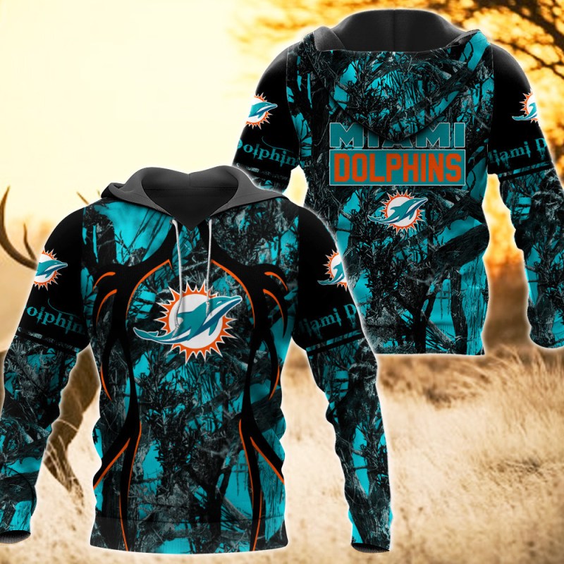 Miami Dolphins All Over Printed Sweater