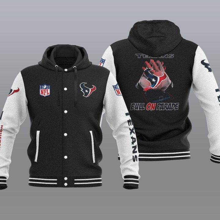 Houston Texans Hooded Baseball Jacket
