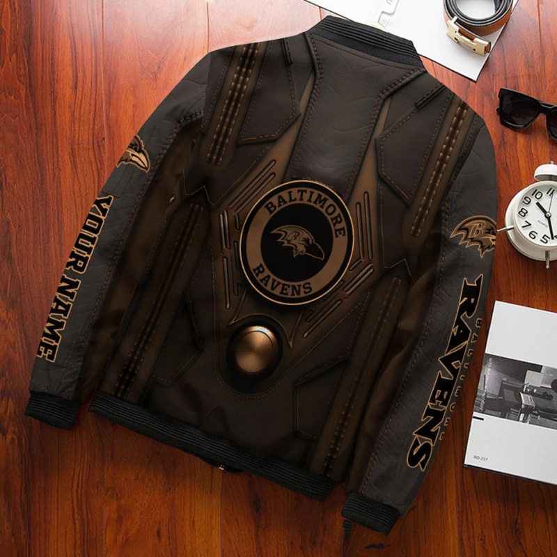 Baltimore Ravens Bomber Jacket Front