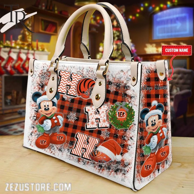 NFL Cincinnati Bengals Mickey Ho Ho Ho Hand Bag