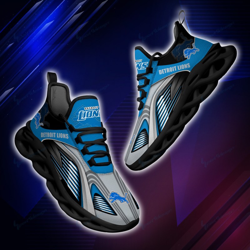Detroit Lions Yezy Running Sneakers