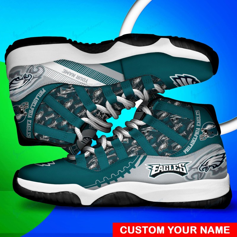 Philadelphia Eagles Personalized AJD11 Sneakers