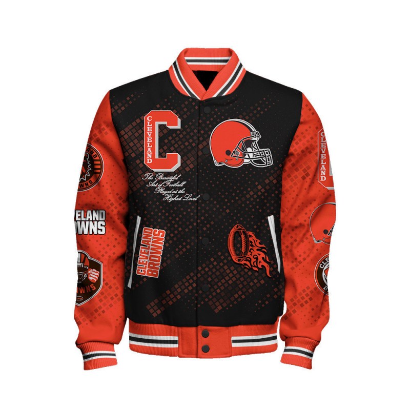 Cleveland Browns Jacket Side View