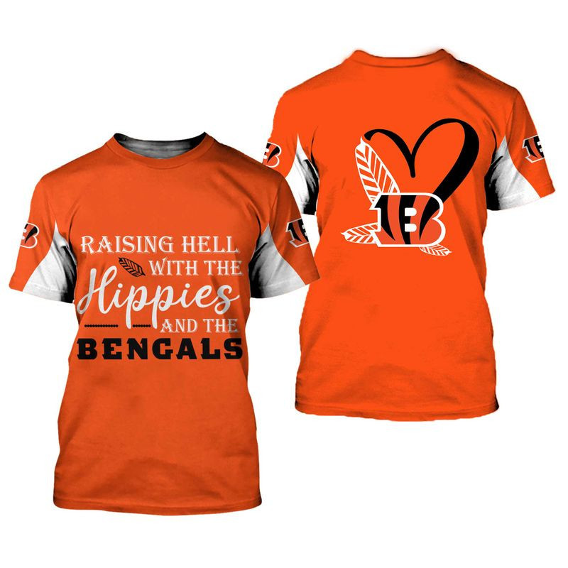 Cincinnati Bengals All Over Print Hoodie
