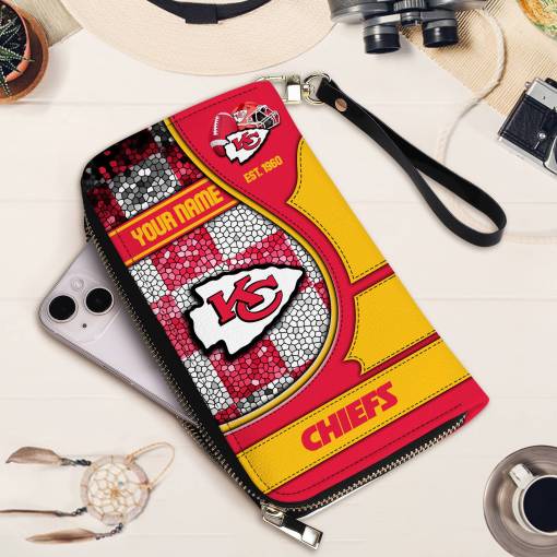 Kansas City Chiefs Women Wallet Design 1