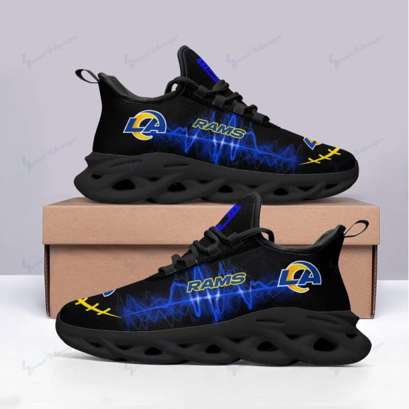 Los Angeles Rams Yezy Running Sneakers Top View