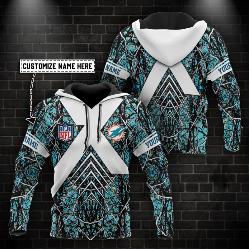Miami Dolphins Personalized Hoodie