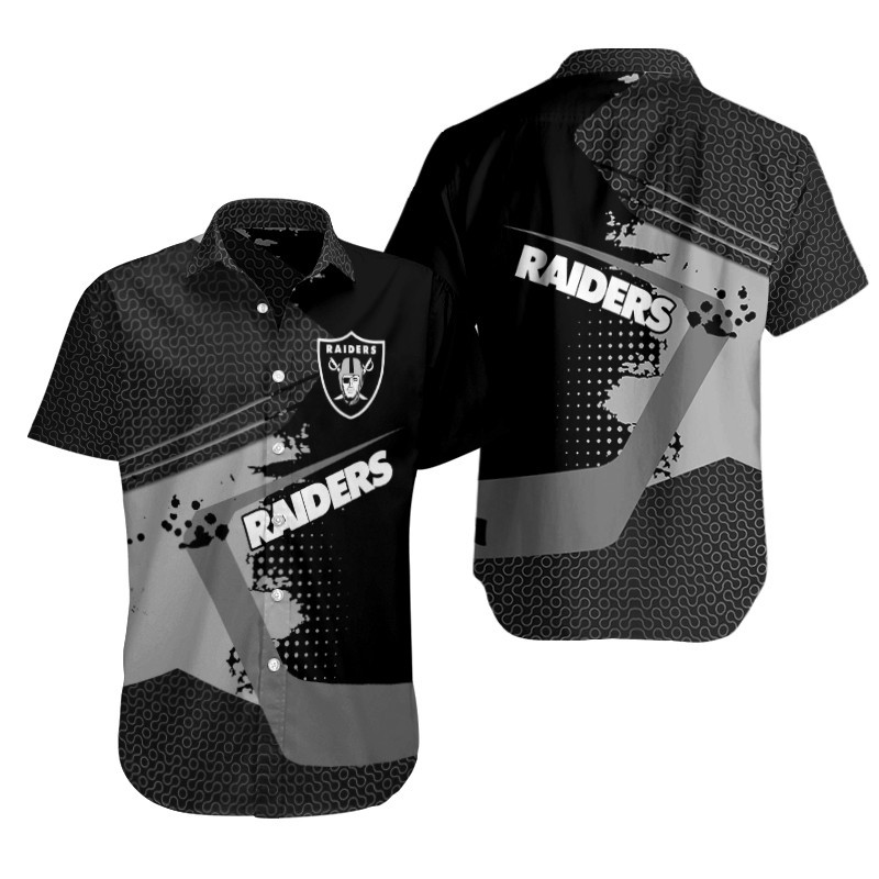 Sizing Chart for Las Vegas Raiders Button Shirt BG519