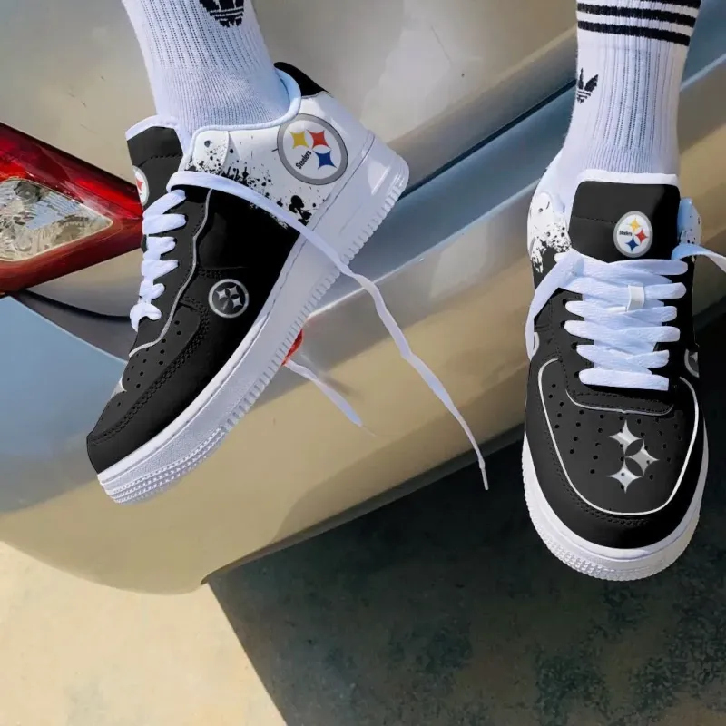 Durable Pittsburgh Steelers AF1 Footwear