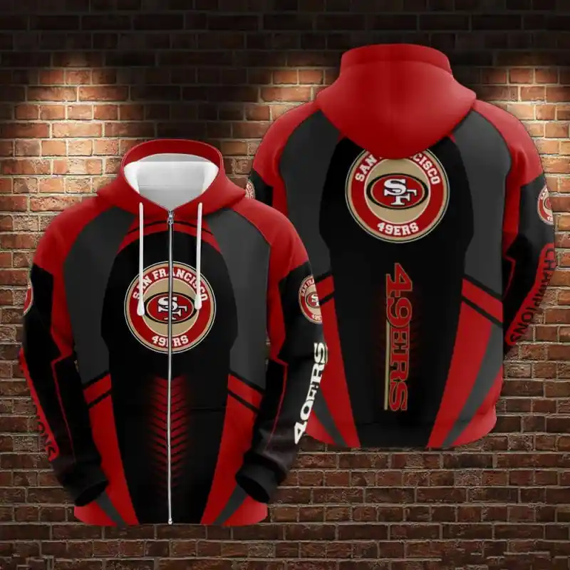 San Francisco 49ers Hoodie Back View