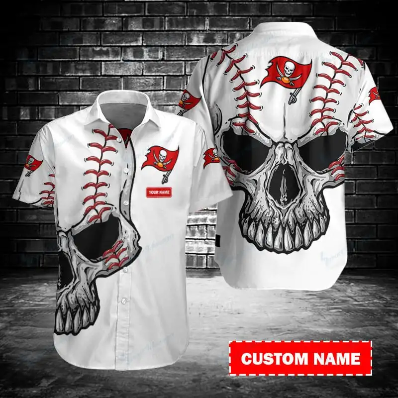 Tampa Bay Buccaneers Personalized Button Shirt Sizing Chart