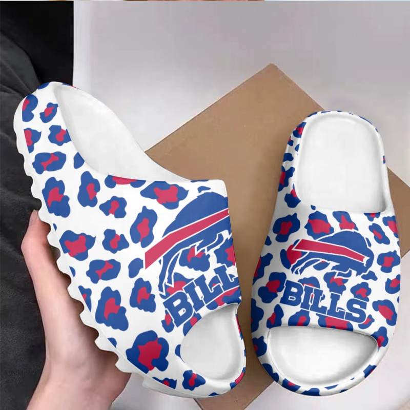 Buffalo Bills Yeezy Slippers Back View