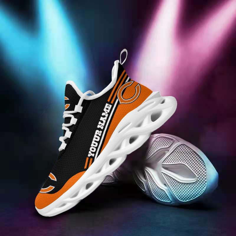 Chicago Bears Personalized Yezy Running Sneakers