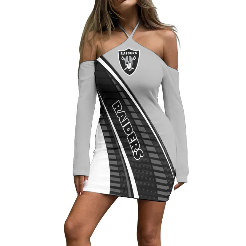 Stylish Halter Dress for Football Fans