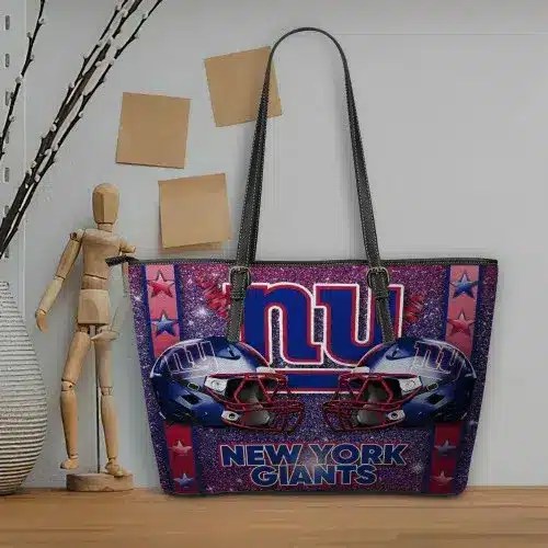 New York Giants Women Leather Tote Hand Bag BB74