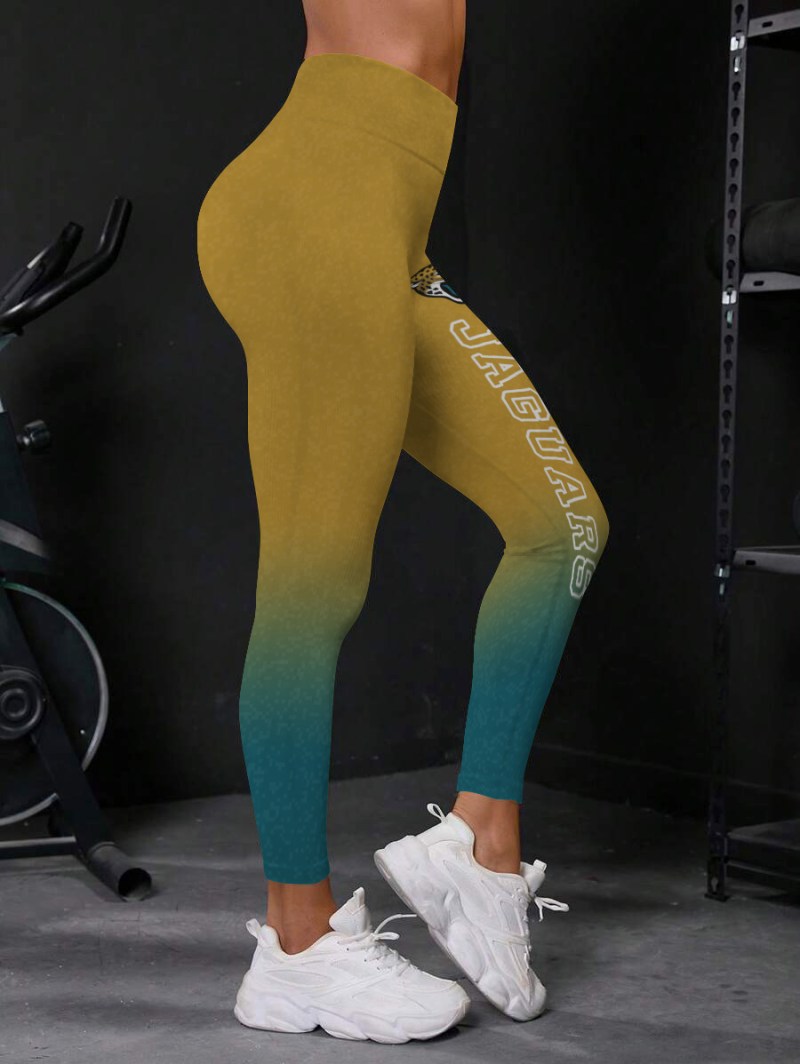Jacksonville Jaguars High Waist Leggings