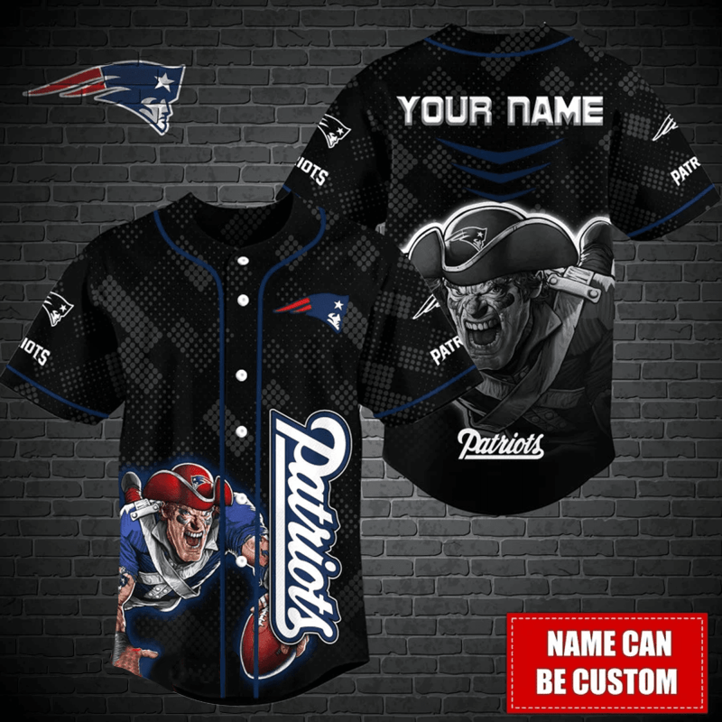New England Patriots Personalized Baseball Jersey - Game Day Outfit