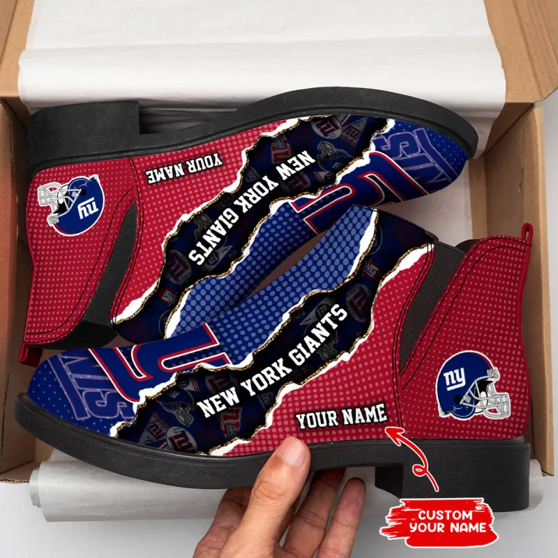 New York Giants Boots Side View