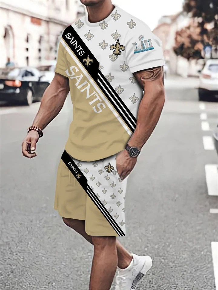 New Orleans Saints T-shirt and Shorts