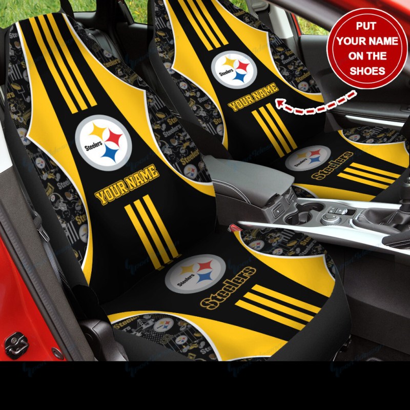 Pittsburgh Steelers Personalized Car Seat Covers