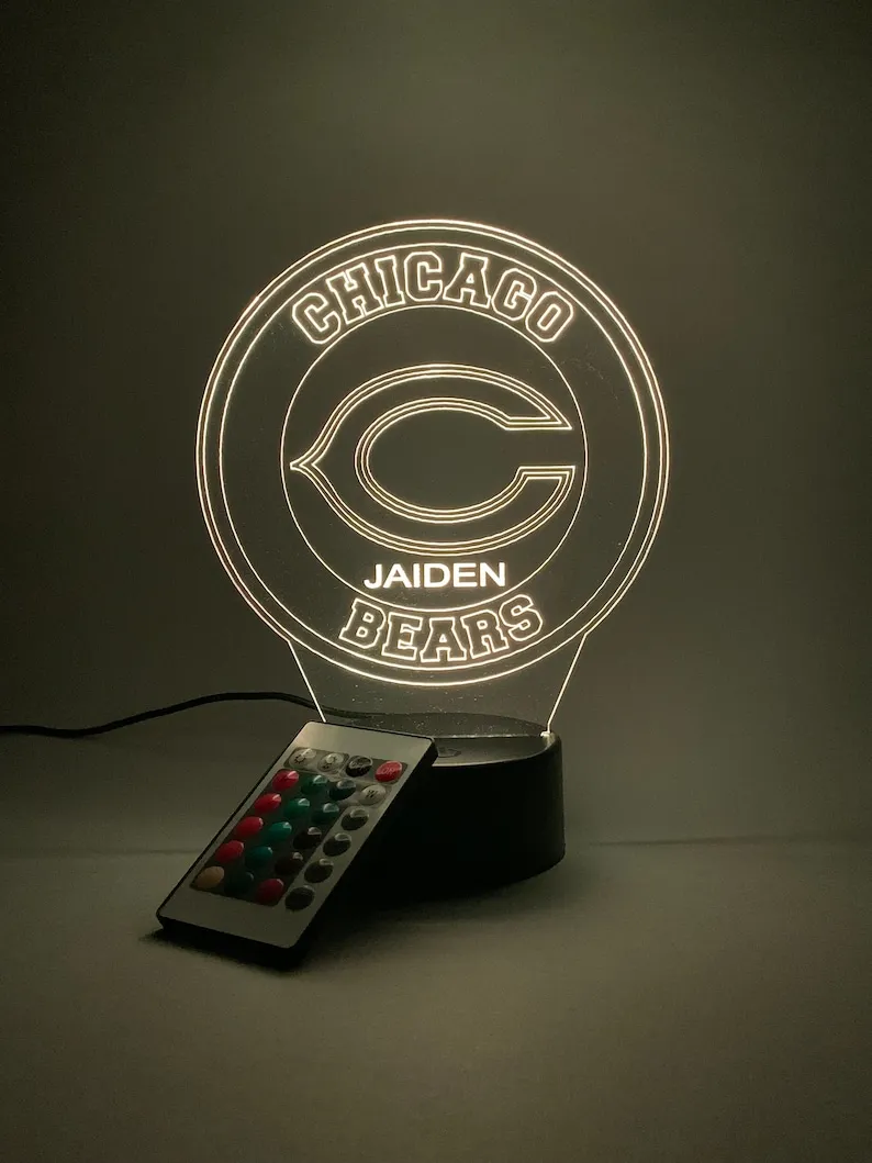 Chicago Bears Sports Lamp