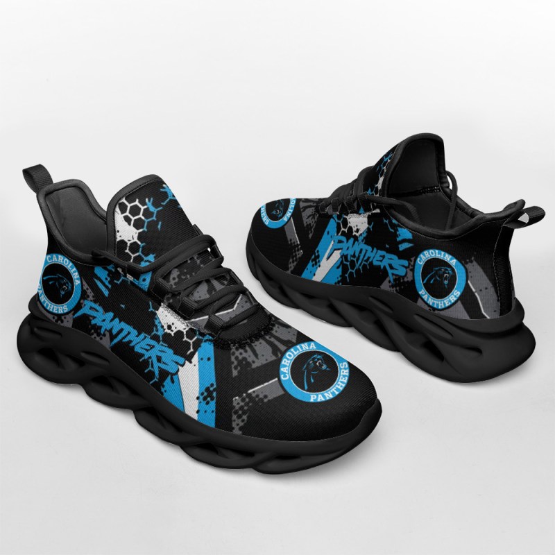 Carolina Panthers Yezy Running Sneakers