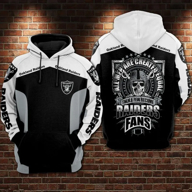 Las Vegas Raiders Custom 2 Hoodie - Side View