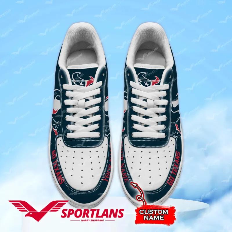 Houston Texans NFL Personalized Air Force 1 Shoes