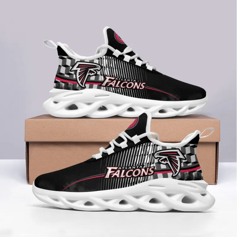 Atlanta Falcons Yezy Running Sneakers Top View