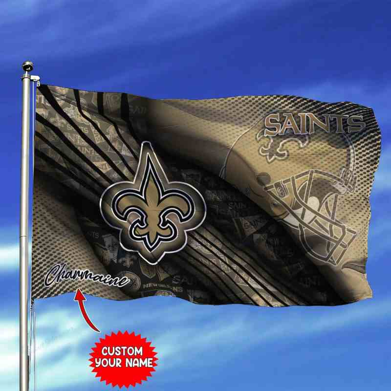 New Orleans Saints Personalized Flag