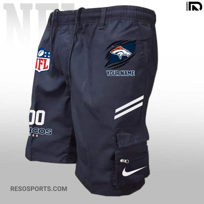 Denver Broncos Shorts Side View