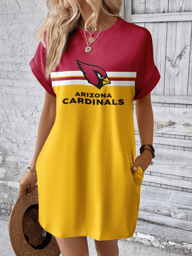 Arizona Cardinals Batwing Casual Dress