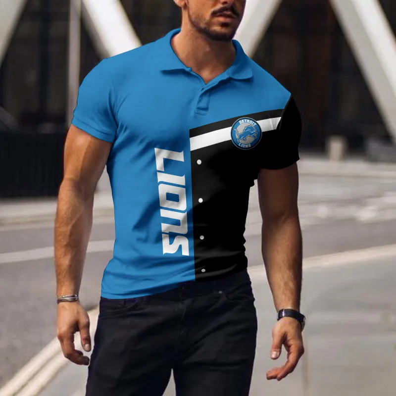 Detroit Lions Polo T-shirt