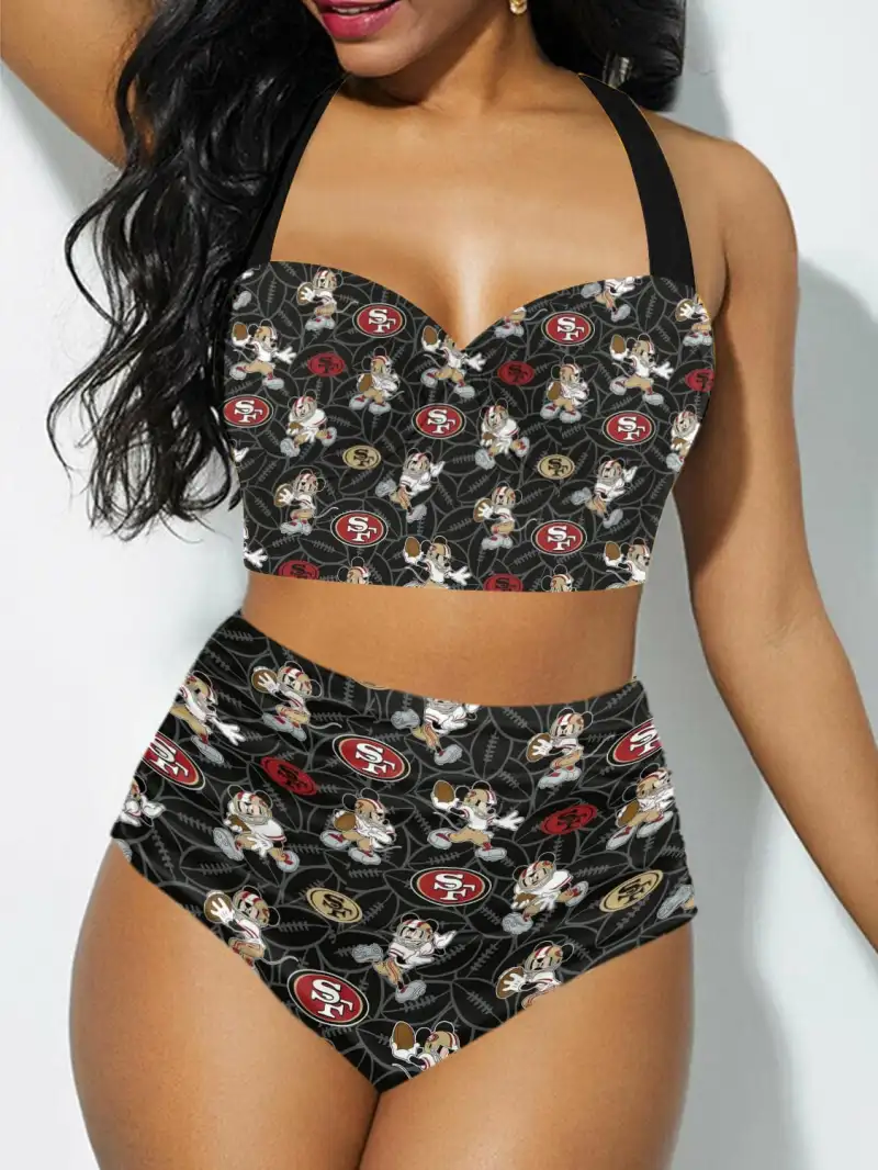 San Francisco 49ers Sexy Print Bikini Swimsuit