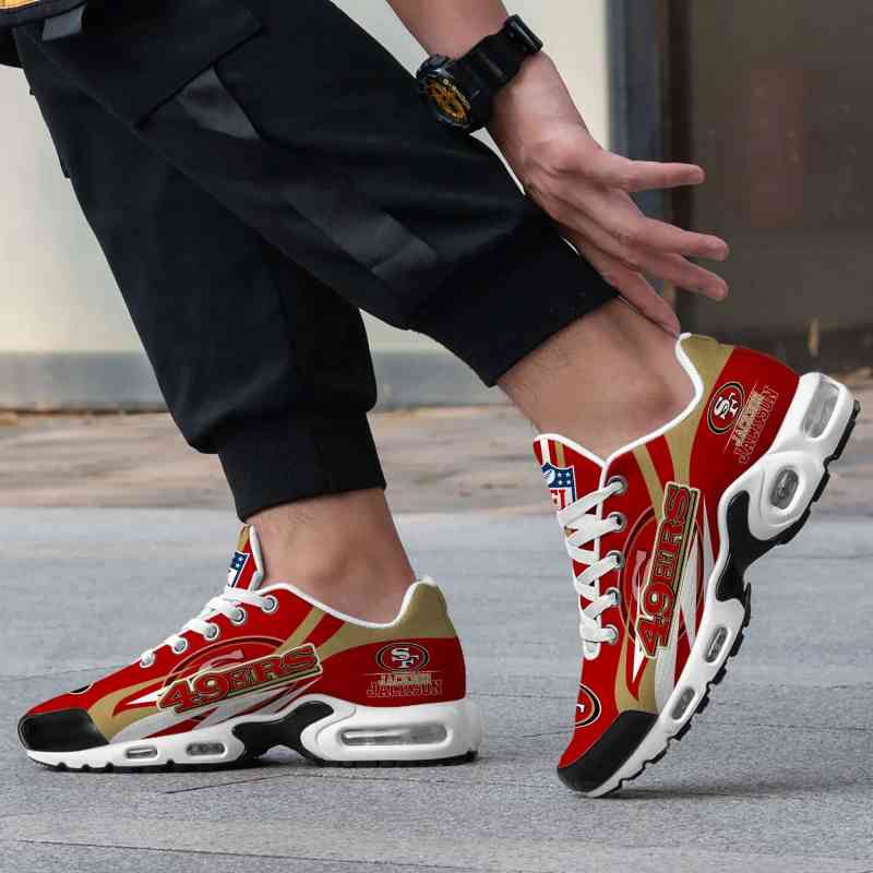 San Francisco 49ers Personalized Plus T-N Youth Sneakers