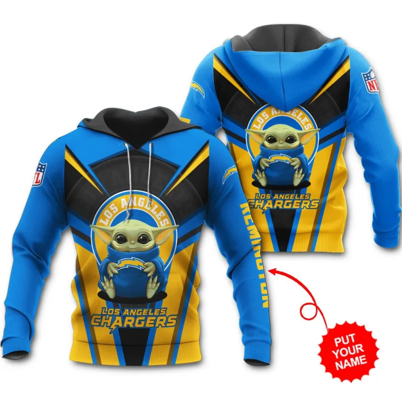 Los Angeles Chargers Personalized Hoodie
