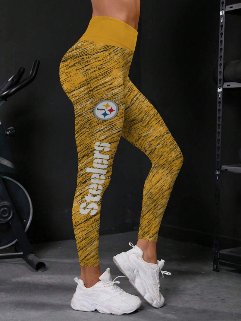 Pittsburgh Steelers High Waist Push Up Printed Leggings 1