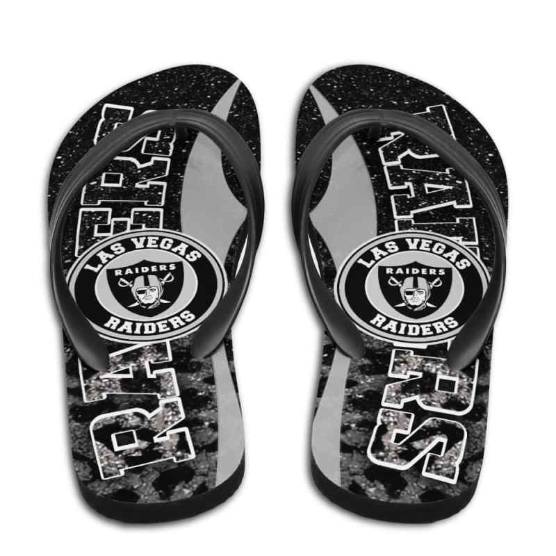 Las Vegas Raiders Summer Flip Flop
