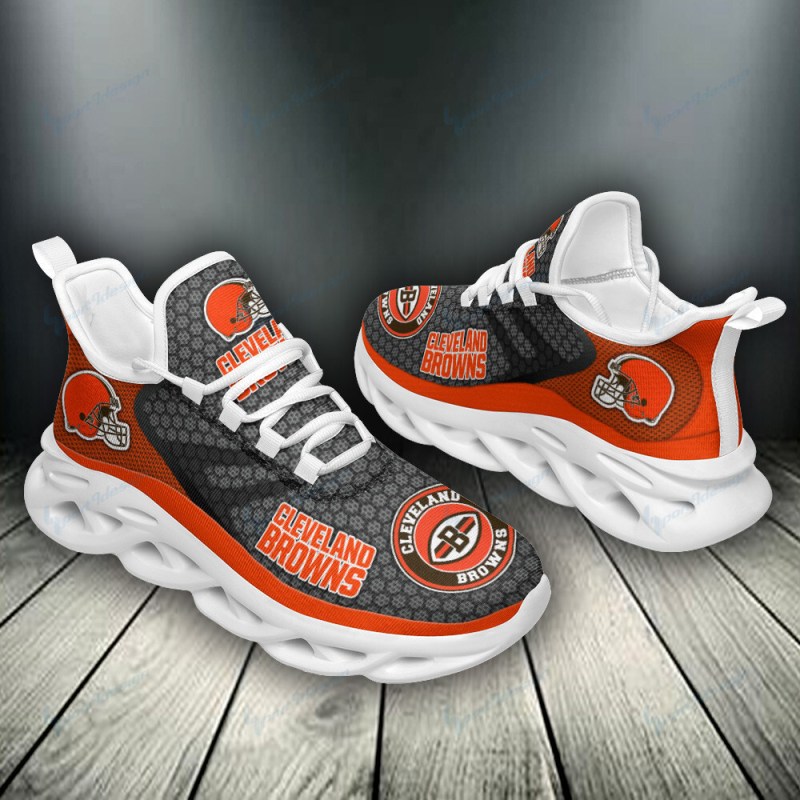 Cleveland Browns Yezy Running Sneakers Style
