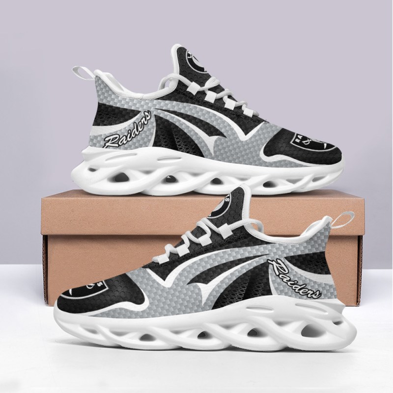 Las Vegas Raiders Yezy Running Sneakers BB91 Side View