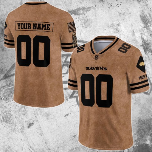 Baltimore Ravens Personalized V-neck Jersey