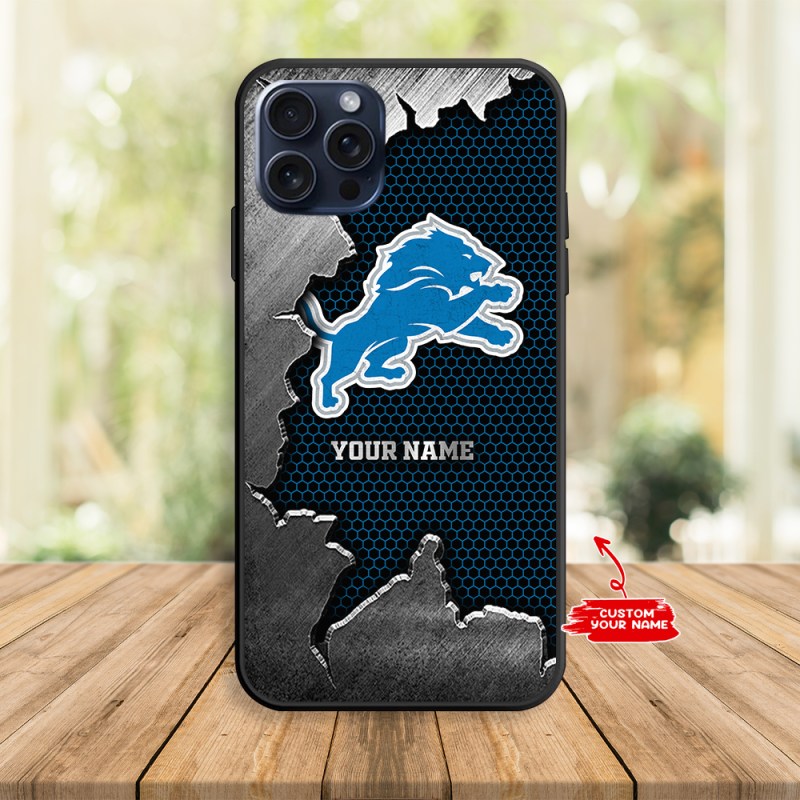 Detroit Lions Personalized Phone Case Image 2