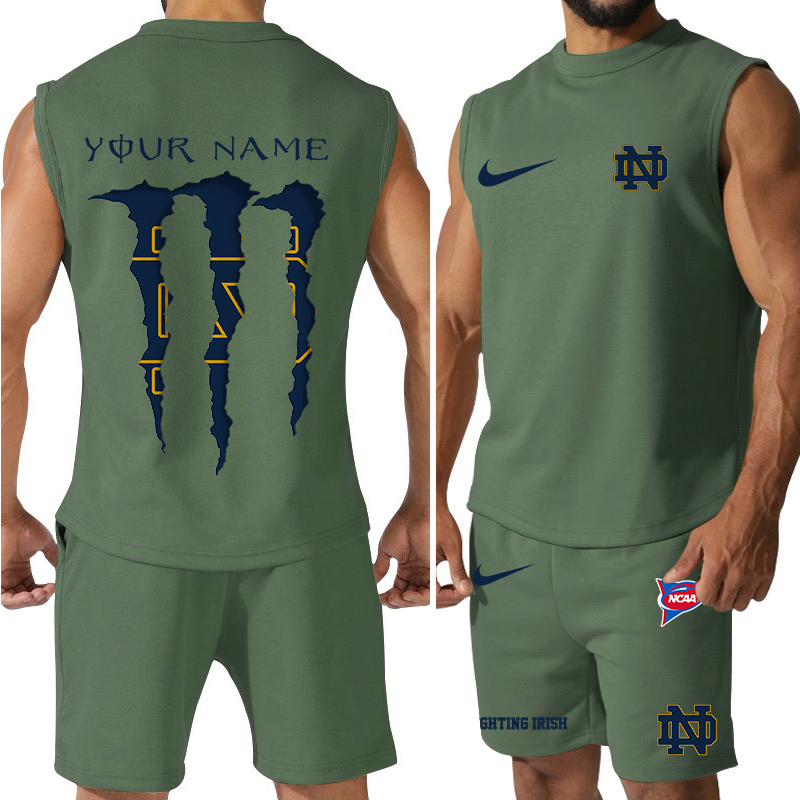 Notre Dame Jersey Tank Top and Shorts Image 5
