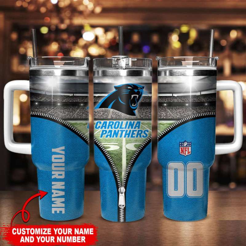 Carolina Panthers NFL 40oz Stanley Tumbler Gift for Fans 2